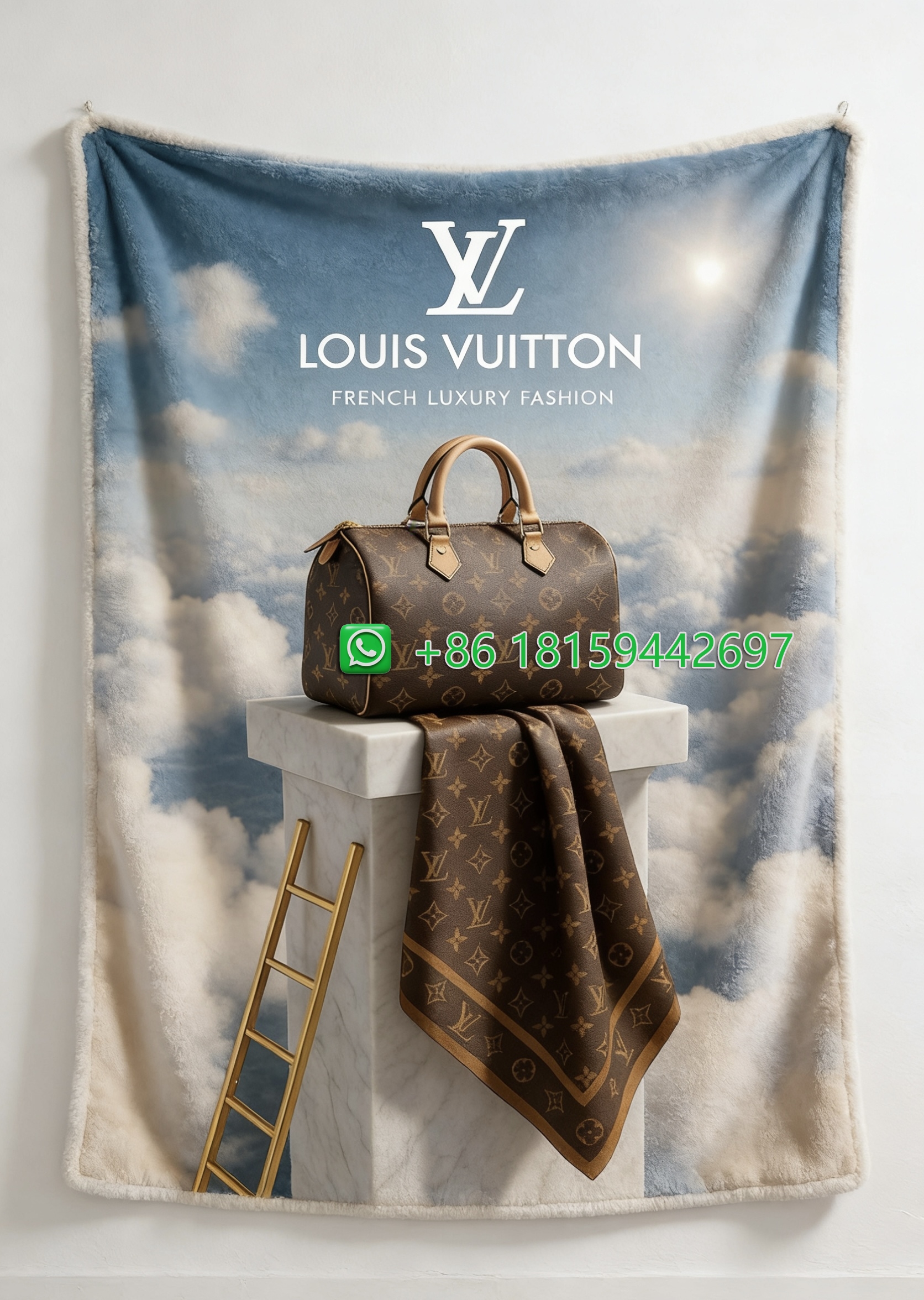Louis Vuitton Throw Blankets